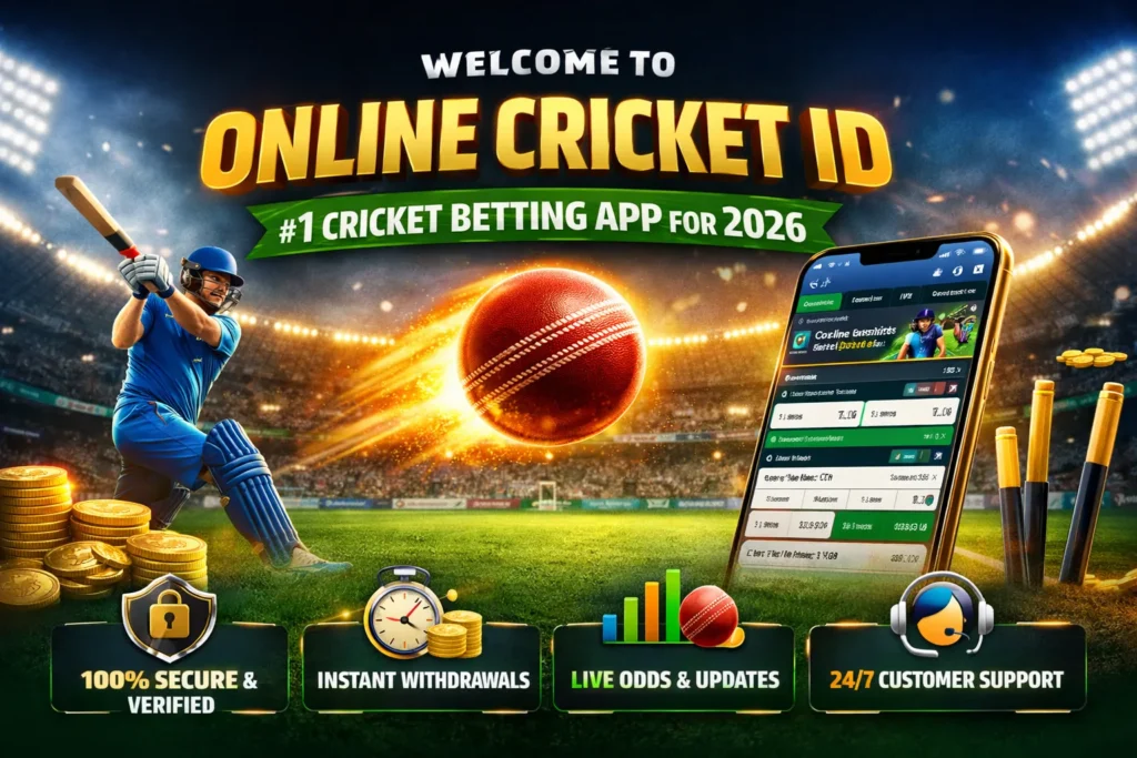 Welcome to Online Cricket ID, the best cricket betting app for safe and smart betting in 2026