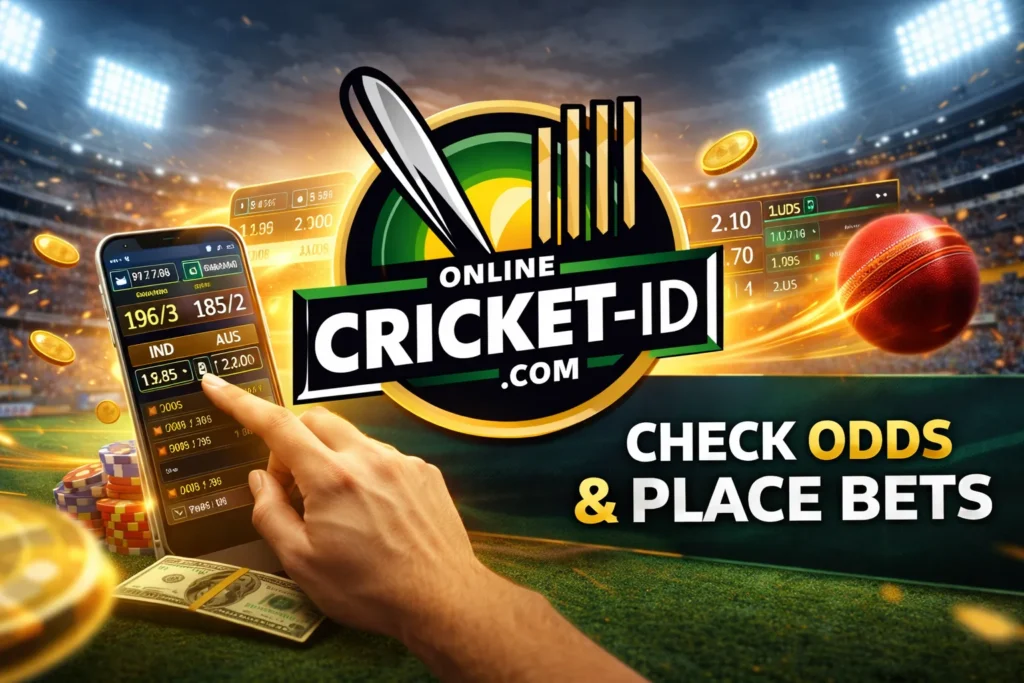 Step by step use of Online Betting Features with Online Cricket ID including checking odds and placing bets