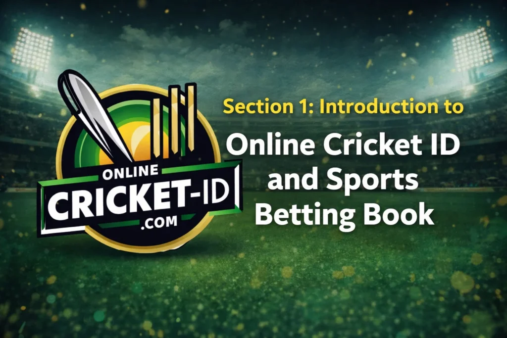 Introduction to Online Cricket ID trusted sports betting book platform for live cricket betting