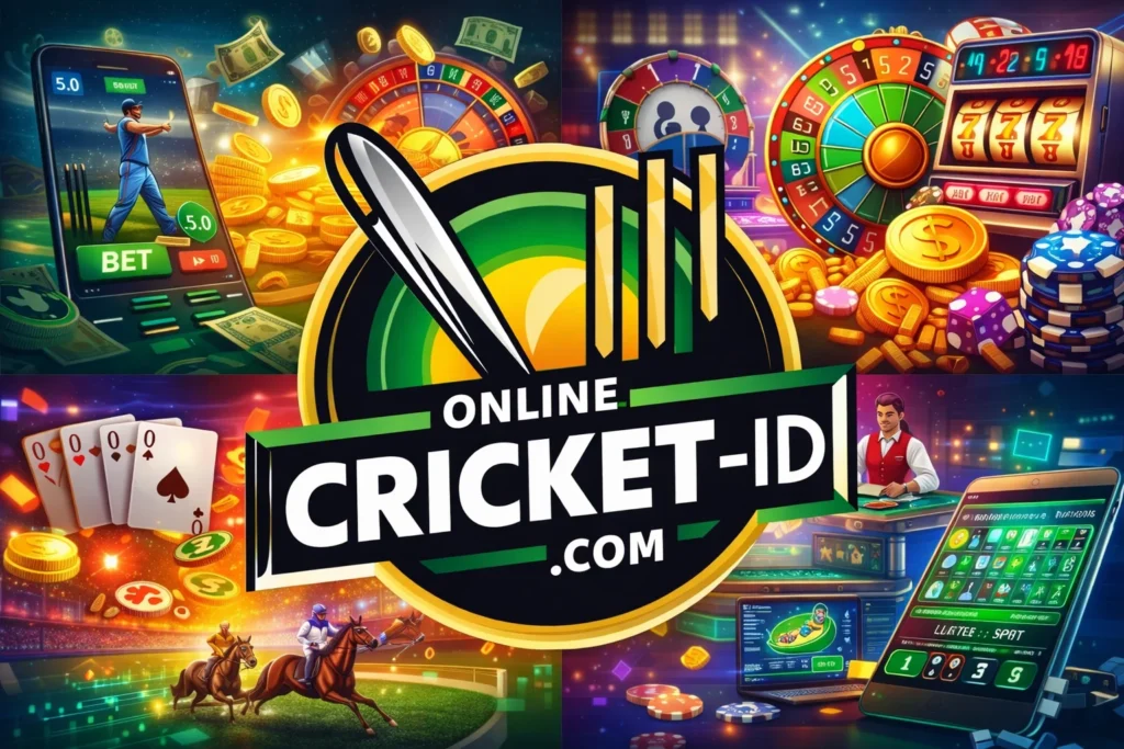 Online Games Gambling platforms offering cricket betting casino games and card games with Online Cricket ID